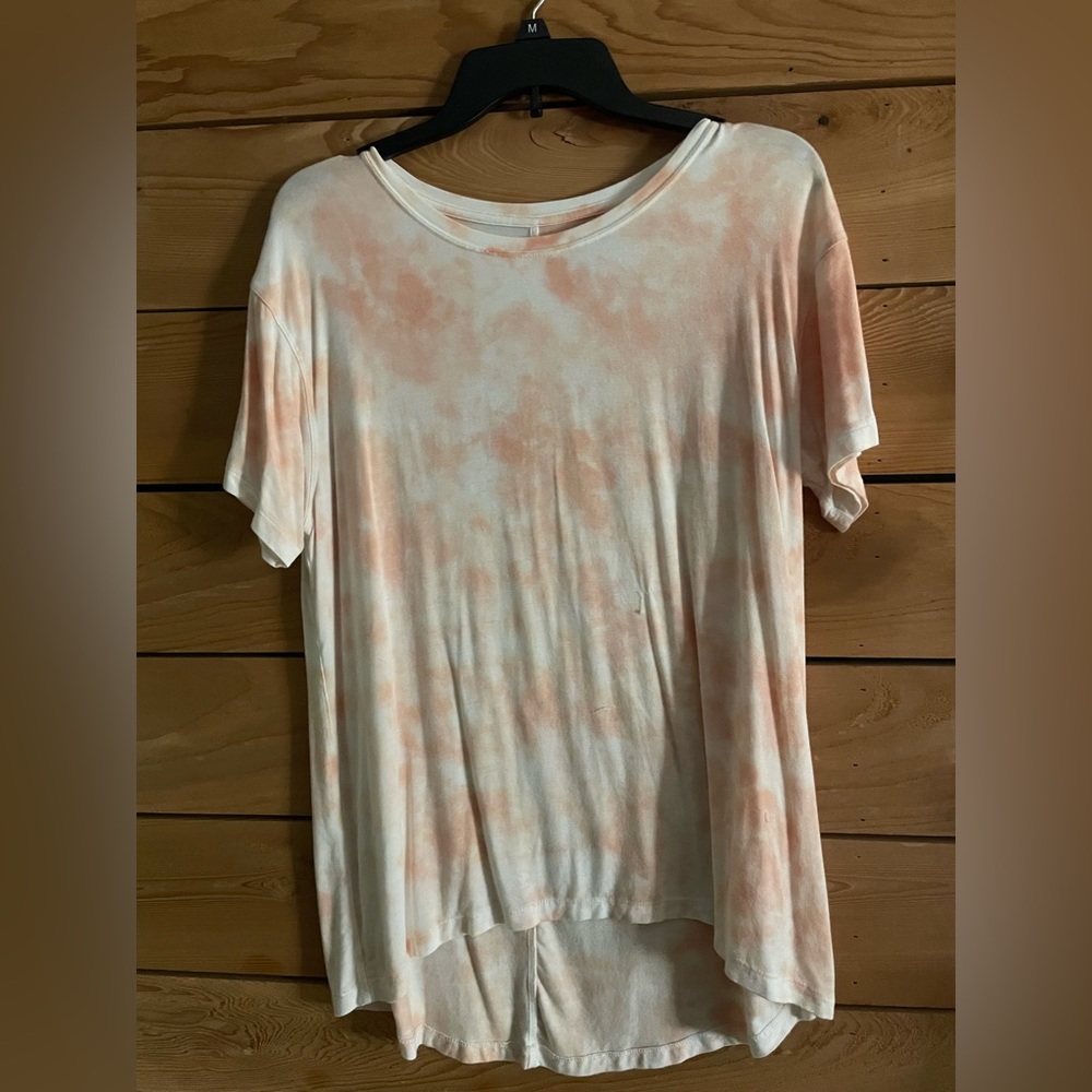 American Eagle orange/pink tie dye